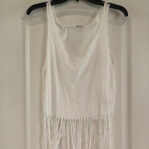 LA MADE Party Fringe Tank Top